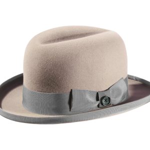 Homburg hair felt hat with trim, Timeless glamour reinterpreted