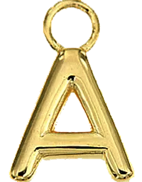 Letter A for earrings