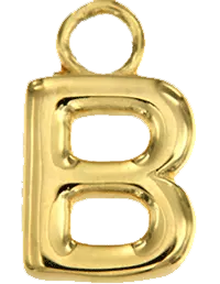 Letter B for earrings