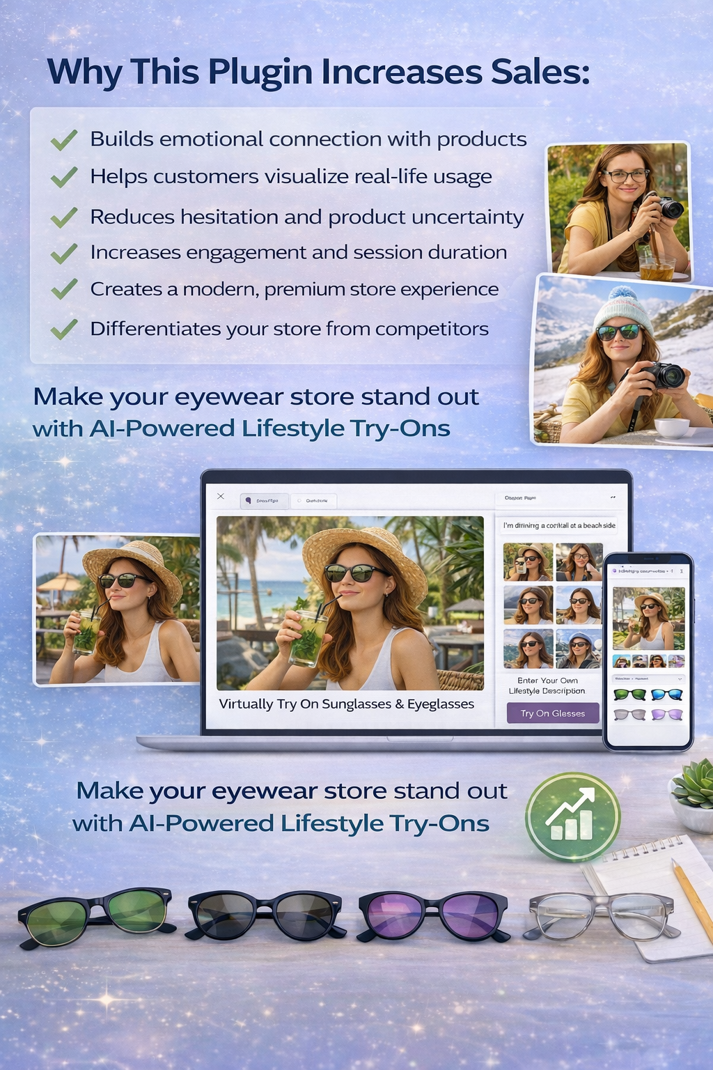 AI Powered Eyewear Virtual Try-on Popup | WooCommerce WordPress - 5